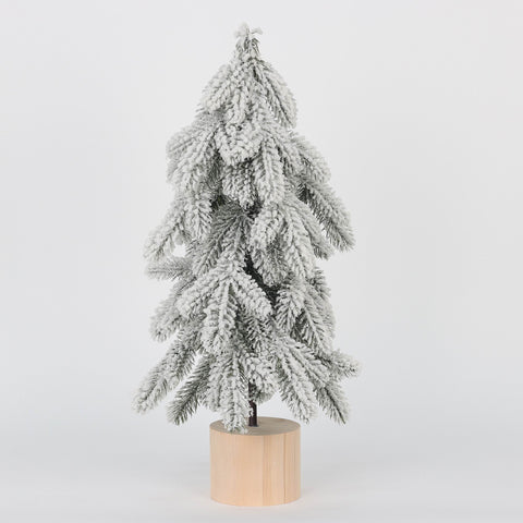 18" Snow Potted Tree