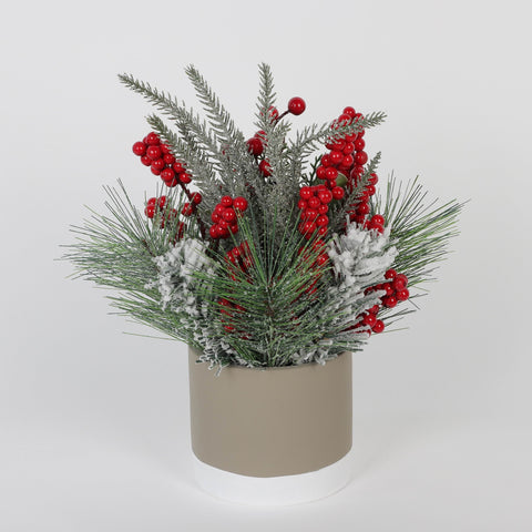 12In Cement Pot Arrn