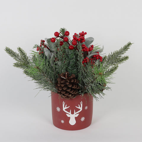 12"Rd Cement Pot Arr