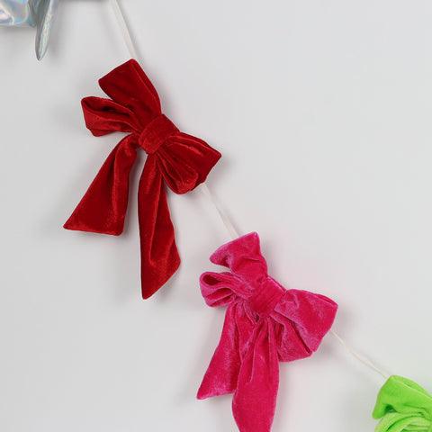 Christmas Bows Garland