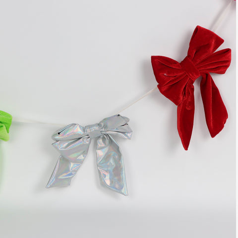 Christmas Bows Garland