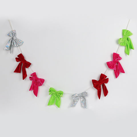 Christmas Bows Garland