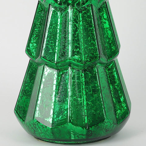 Christmas 6.25*14.0*0.0''Glass Tree Décor W/Lite
