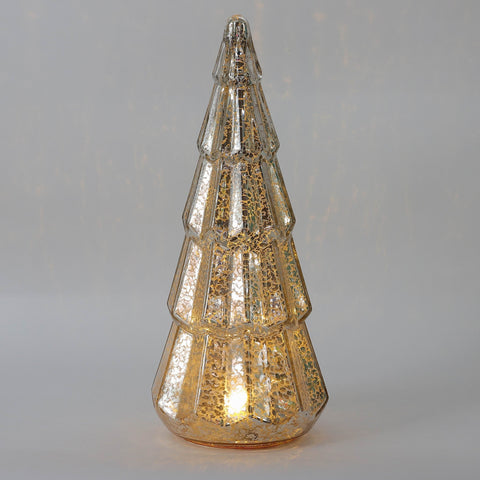 Christmas 6.0*14.25*0.0'' Glass Tree Décor W/Lite