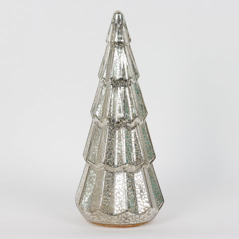 Christmas 6.0*14.25*0.0'' Glass Tree Décor W/Lite
