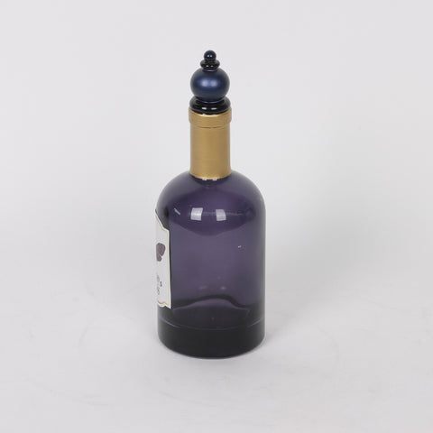 3.0*8.75'' Black Glass Bottle Décor