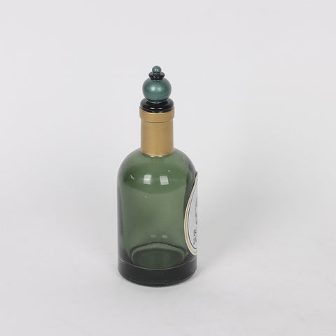 2.5*7.125'' Green Glass Bottle Décor