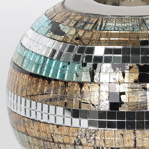Set Of 2 Glass Pot  Decoration | Glass Vase | Table Centerpiece