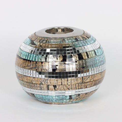 Set Of 2 Glass Pot  Decoration | Glass Vase | Table Centerpiece