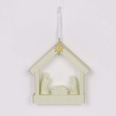 Mini Nativity Scene Christmas Ornament