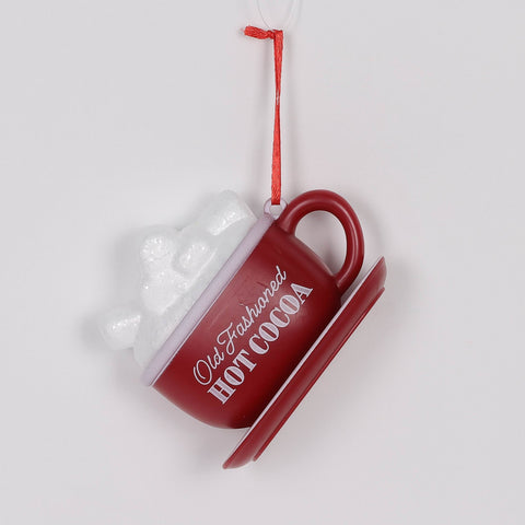 Red Hot Cocoa Cup Christmas Ornament