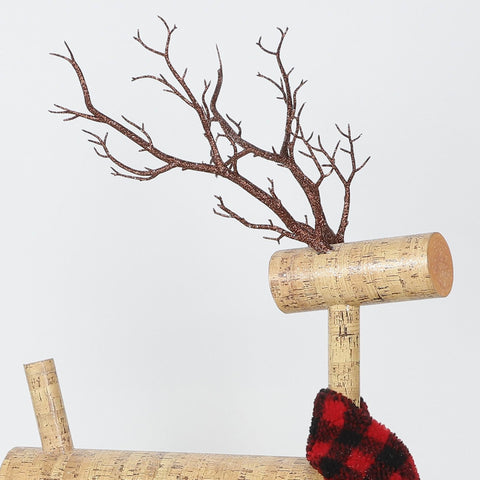 Christmas 19.0*17.0*35.5'' Deer Décor | Christmas Decor | Festive Holiday Decoration