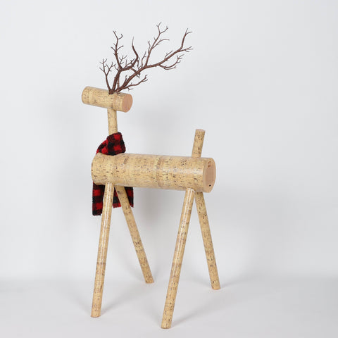 Christmas 19.0*17.0*35.5'' Deer Décor | Christmas Decor | Festive Holiday Decoration