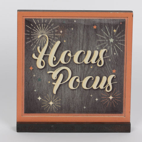 Halloween Hocus Pocus Decorative Sign