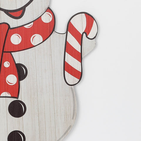 Christmas 13.0*0.375*20.0''Mdf Snowman Décor | Christmas Decor | Festive Holiday Decoration