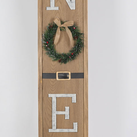 Christmas 9.5*0.75*48.0'' Nature Mdf Noel Décor | Christmas Decor | Festive Holiday Decoration
