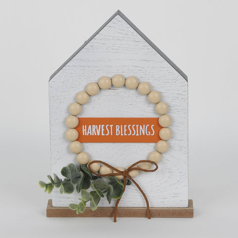Harvest Blessings MDF House Table Décor