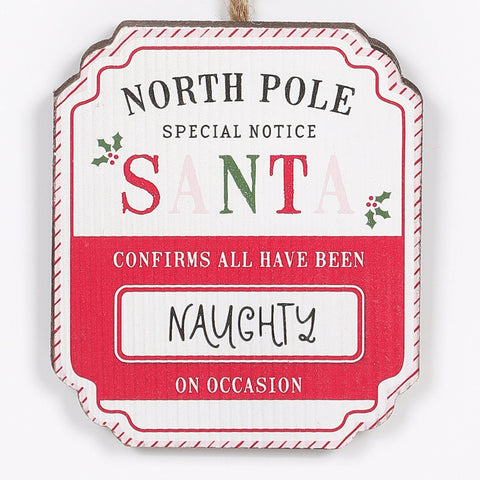 Wc Wd Santa Sign Orn