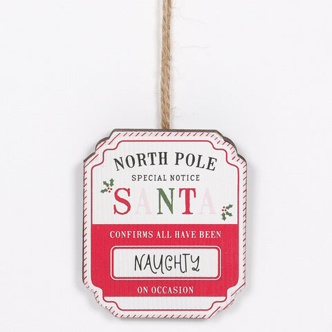 Wc Wd Santa Sign Orn