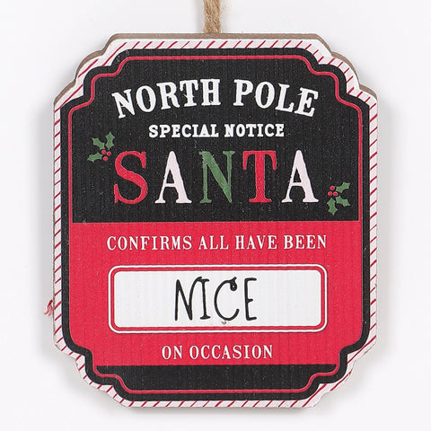 Wc Wd Santa Sign Orn