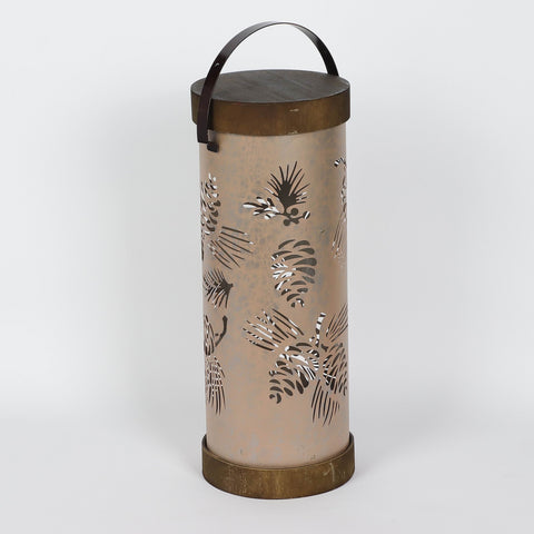 Christmas 8.0*21.0*0.0''Black  Metal Lantern Décor | Christmas Decor | Festive Holiday Decoration