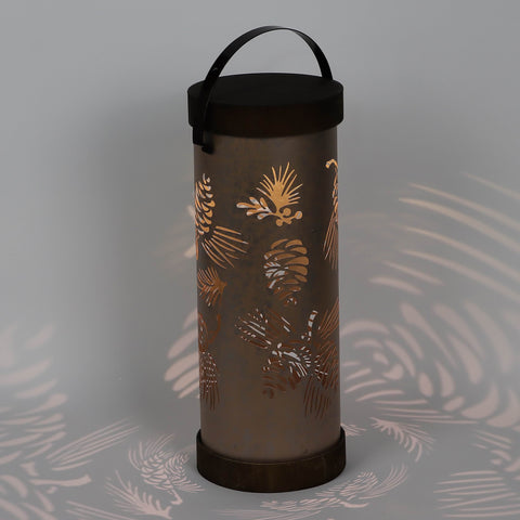 Christmas 8.0*21.0*0.0''Black  Metal Lantern Décor | Christmas Decor | Festive Holiday Decoration