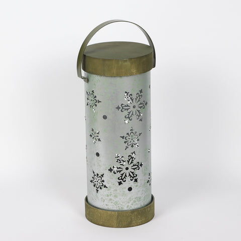 Christmas 6.875*17.0*0.0''  Metal Lantern Décor | Christmas Decor | Festive Holiday Decoration