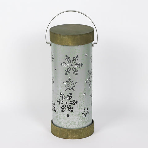 Christmas 6.875*17.0*0.0''  Metal Lantern Décor | Christmas Decor | Festive Holiday Decoration