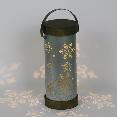 Christmas 6.875*17.0*0.0''  Metal Lantern Décor | Christmas Decor | Festive Holiday Decoration
