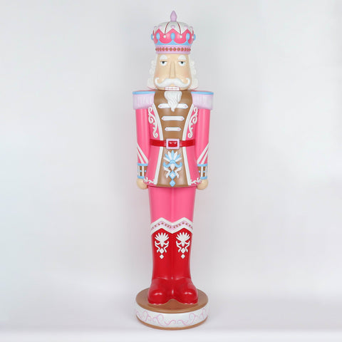 Christmas 16.5*15.25*61.0'' Plastic Pink Nutcracker Décor