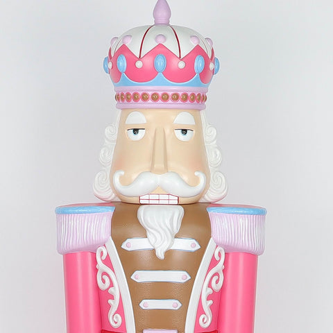 Christmas 16.5*15.25*61.0'' Plastic Pink Nutcracker Décor