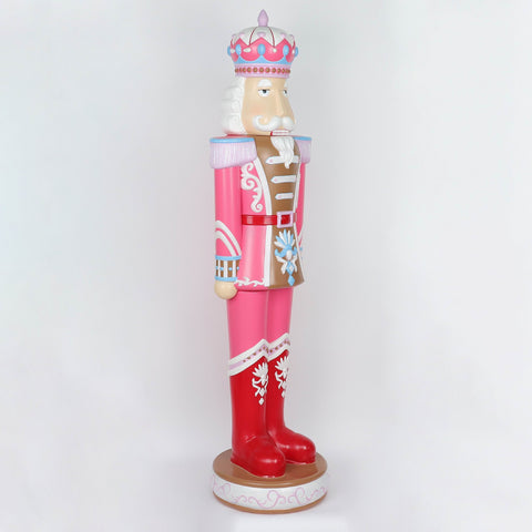 Christmas 16.5*15.25*61.0'' Plastic Pink Nutcracker Décor