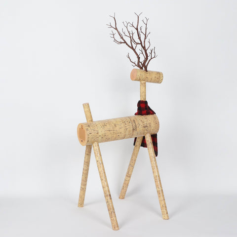 Christmas 19.0*17.0*35.5'' Deer Décor | Christmas Decor | Festive Holiday Decoration