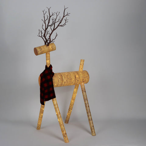 Christmas 19.0*17.0*35.5'' Deer Décor | Christmas Decor | Festive Holiday Decoration