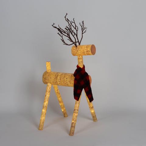 Christmas 13.5*11.75*27.0''Lightiing Deer Décor | Christmas Decor | Festive Holiday Decoration