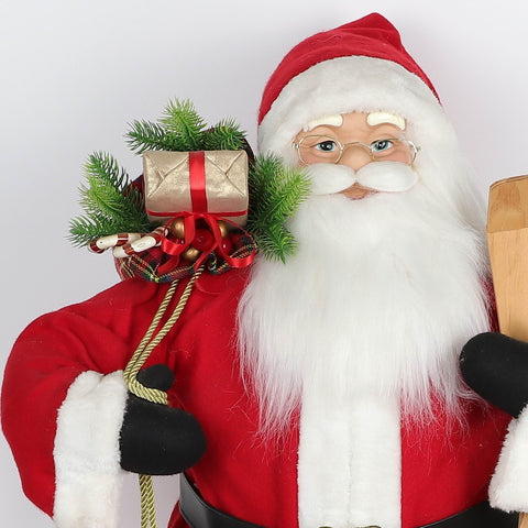 Christmas 21.0*15.0*38.0''Santa Décor | Christmas Decor | Festive Holiday Decoration