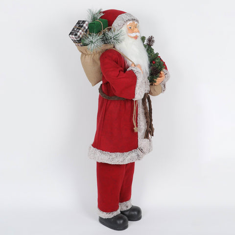 48In Fabric Santa