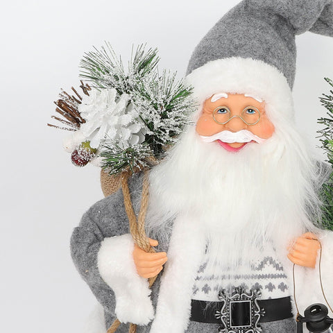 Christmas 9.75*6.0*17.0''Santa Décor | Christmas Decor | Festive Holiday Decoration