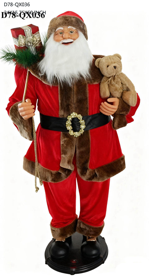 60" Christmas Santa