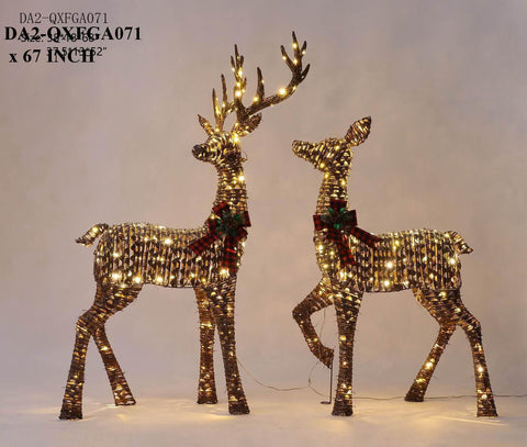 Christmas PRE-LIT OUTDOOR decor