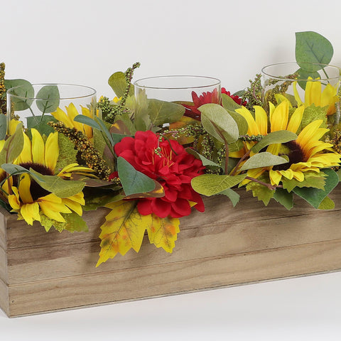 Fall Centerpiece Candle Holder