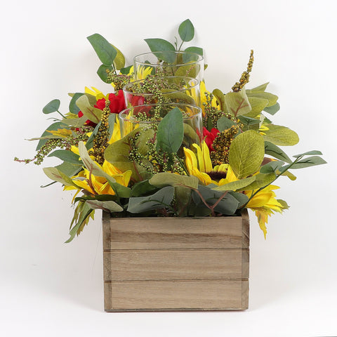 Fall Centerpiece Candle Holder