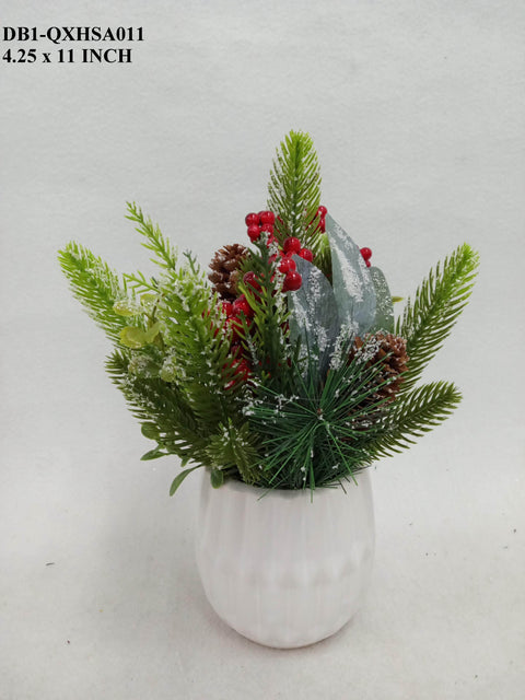 Christmas FLORAL W/ POT