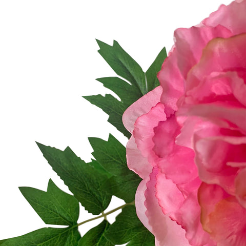 24" Pink Peony Spray