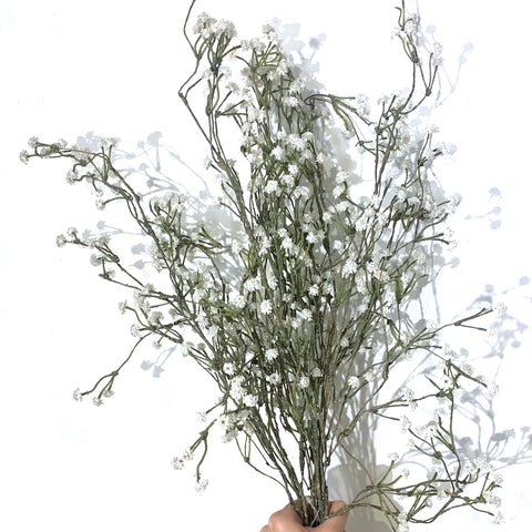 35" White Baby'S Breath Spray