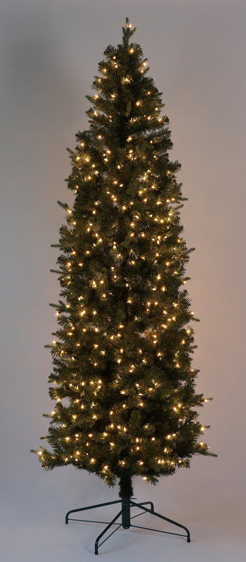 8Ft Pvc/Pe Christmas Tree With 1442Tips 600Csa Lights