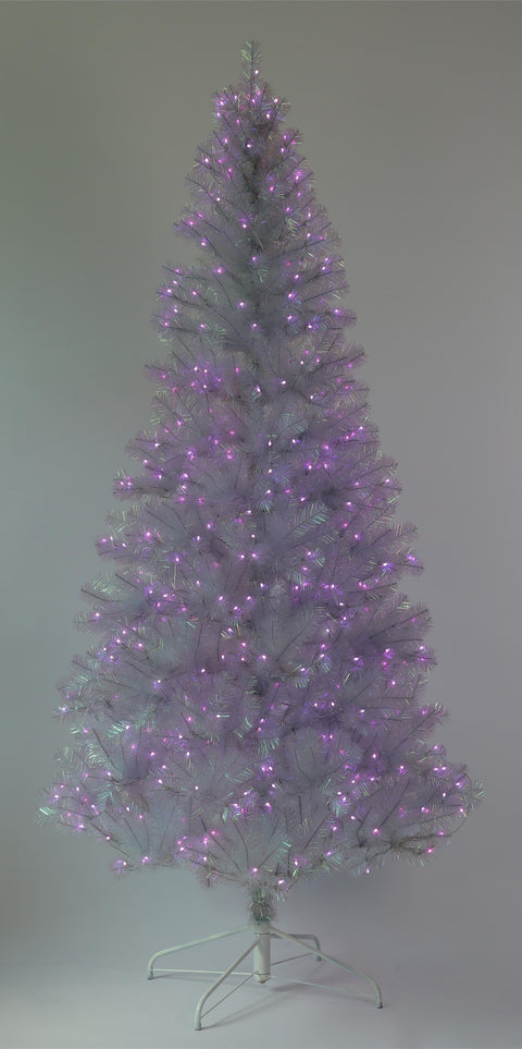 7.5Ft Pvc/Pe Rgb Christmas Tree With  1153Tips 550Csa Lights