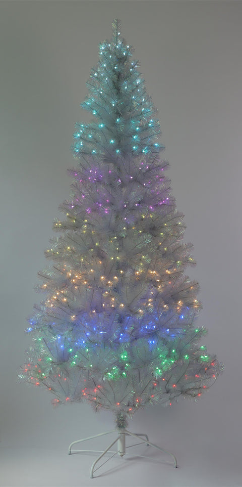 7.5Ft Pvc/Pe Rgb Christmas Tree With  1153Tips 550Csa Lights