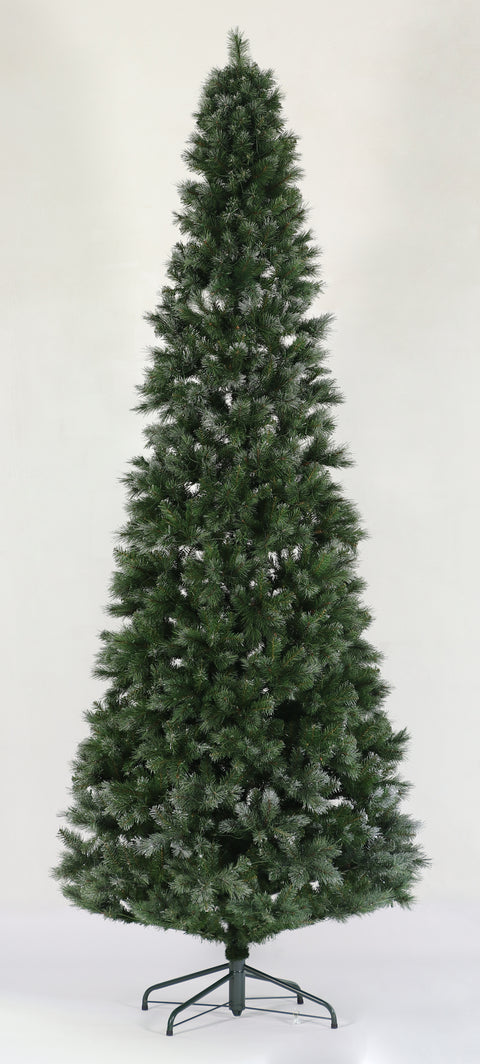 12Ft Pvc/Pe Glitter Christmas Tree With 1153Tips 550Csa Lights