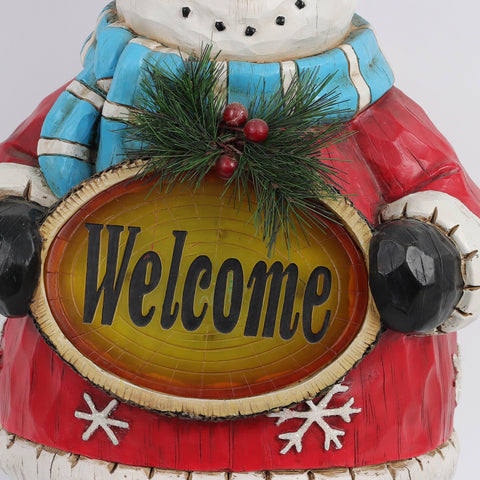 Christmas Resin Snowman Décor